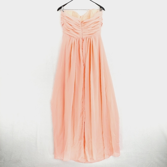 Boutique Strapless Backless Wedding Maxi Dress P4342 - Picture 4 of 8